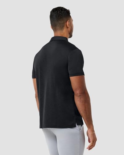 INTO THE AM Performance Dri Fit Polo Shirts for Men S-4XL - Quick Dry Moisture Wicking Athletic Sport Collar Work Shirts2