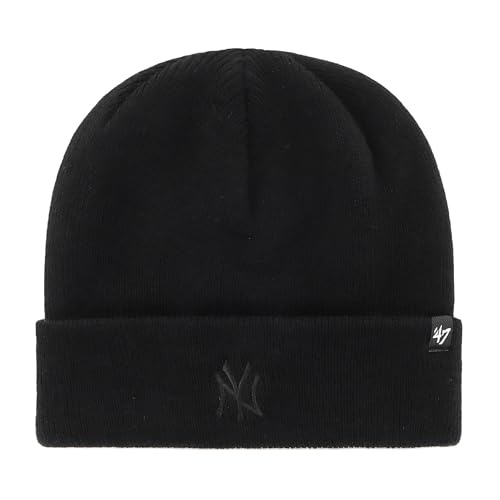 Bonnet Fisherman Cuff '47 Brand New York Yankees noir contre le froid urbain