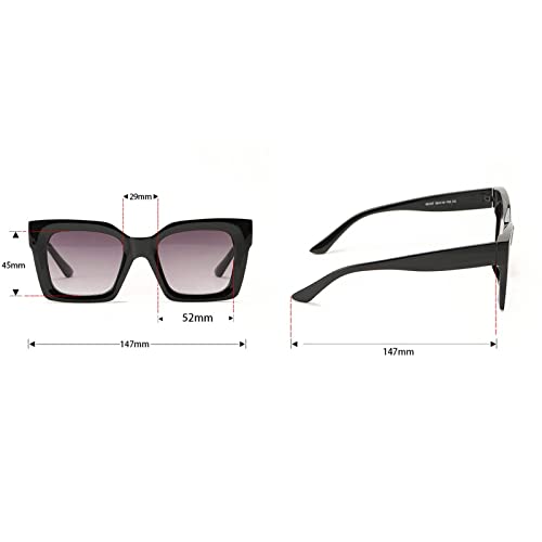 Oversized Square Sunglasses For Women Fashion UV400 Protection Big Large UV Protection Men Sun Glasses3