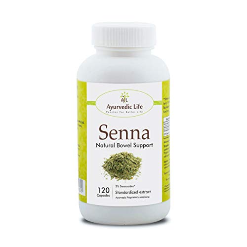 Ayurvedic Life Senna Capsules 450mg Capsules, Natural, 120 count Ayurvedic Life Senna Capsules 450mg Capsules, Natural, 120 count