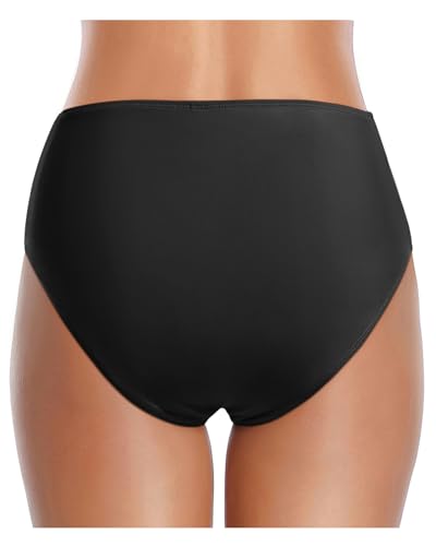 Tempt Me Women's High Waist Bikini Bottom - Full Coverage Bathing Suit Swim Bottom 2025 Swimsuit Swimwear2