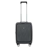 Bric's Kabinen-Koffer für Damen und Herren | Kleiner Cabin-Trolley 38 x 23 x 55 cm aus hochwertigem, robustem Polypropylen Material | Erweiterbar & TSA-Schloss| Cervia 2.0 Serie