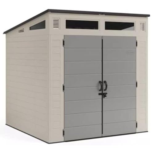 Suncast 7x7 Modern Storage Shed Kit - Vanilla (BMS7781)