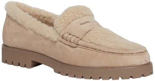 PAIGE Women's Ellis Shearling Flat Loafer2