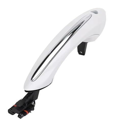 Adesivi Per Maniglie Portiere Per B&MW Per Serie 5 7 F07 F10 F11 F12 F13 F01 51217231931 Maniglia Esterna Della Portiera Copertura 4 Pezzi Bianco Esterno Keyless Go Set(Rear Left Side)