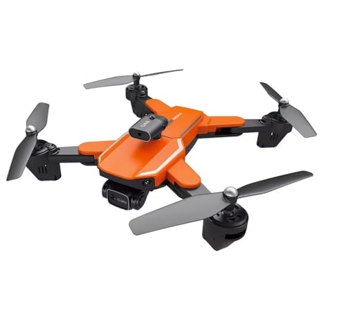 Drone 968 Pro Com Motor sem Escova E Câmera Dupla UHD De 8k Com Câmera Remota Profissional (Laranja)