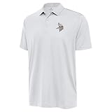 Antigua Men's White Minnesota Vikings-Ellipse Performance Polo