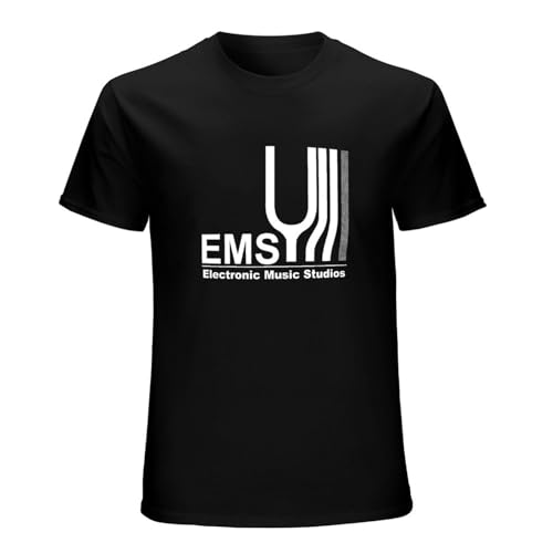  LiteMaid Electronic Music Studios 100% Cotton Synthi Aks EMS Retro Synth Vcs3 Short-Sleeve T-Shirt Black XL