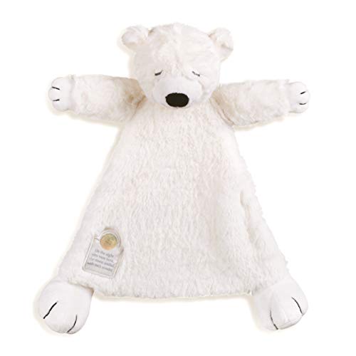 Nat and Jules On The Night You Were Born Polar Bear Bright White Children's Plush Stuffed Animal Toy Blanket