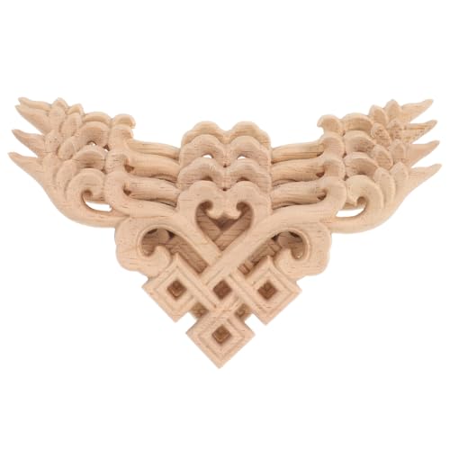 Apliques de madera tallada delicados para decorar ventanas de salón 2