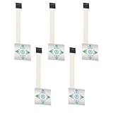 Be In Your Mind 5pcs 5 Keys 1x5 Matrix Array Membrane Keyboard Keypad Control Panel 40x40mm