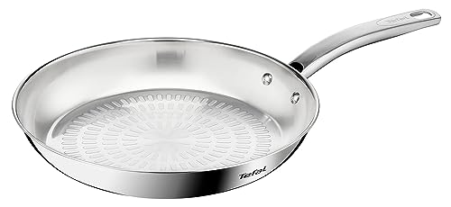 TEFAL Intuition frypan 28 cm | Premium Stainless Steel 18/10 | Perfect Searing | Easy Release | Robust handle | Induction | 2 Years Warranty | B8590635