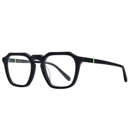 Gafas cuadradas retro ligeras de acetato mate para evitar marcas en la nariz