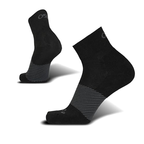 OS1st Wicked Comfort Quarter Crew Socks with light compression for maximum cushion, blister protection and breathable fabric