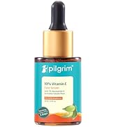 Pilgrim 10% Vitamin C Serum 30ml for Glowing Skin|With 5% Niacinamide, Hyaluronic & Glycolic Acid...