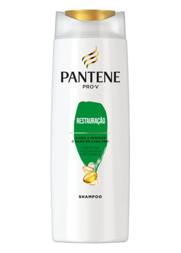Pantene - Shampoo Restauração, Reparação de Danos a Cada Uso, com Óleo de Argan, Tratamento Capilar,