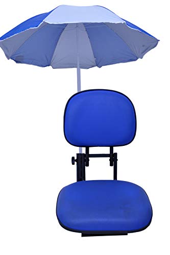 CADEIRA DE BARCO ESTOFADA COM SUPORTE DE GUARDA-SOL FIXO