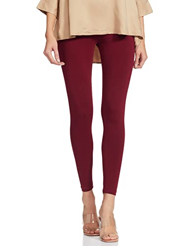 Image of GO COLORS Women Slim Cotton Leggings
