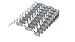 Accusize Industrial Tools 9 Pairs Wavy Parallel Set, 1/2'' to 1-1/2'' by 1/8'' Increment, Eg10-1440