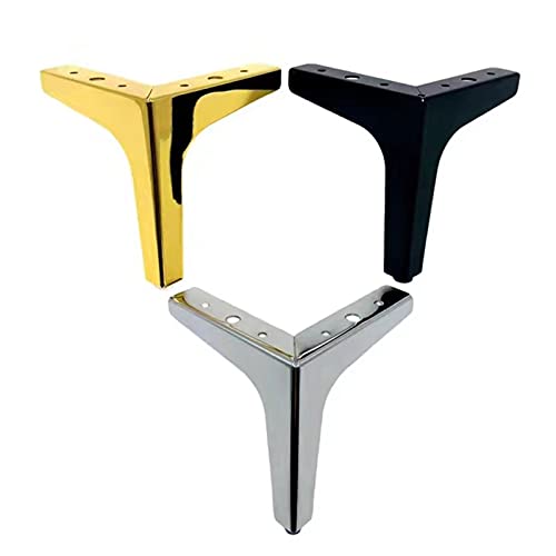 Gambe per Mobili in Metallo, 4 Pezzi Gambe da