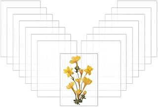 16Pcs Clear Acrylic Sheet, 150x100x1mm Square Acrylic Panel Transparent Acrylic Sheets Plexiglass Clear Plastic Sheet for Picture Frame Glass Replacement, Display Projects, DIY Craft, Painting