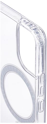 Image of Plastic Magnetic Case for OnePlus Nord CE 5 5G Compatible with MagSafe, Shockproof Phone Bumper Cover, Anti-Scratch Clear Back (Clear)