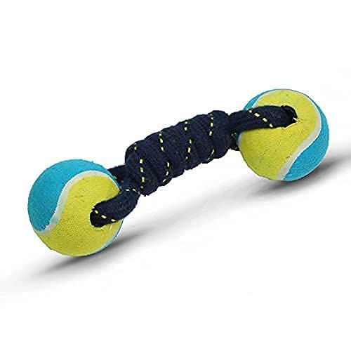 Sniffr Dog Attractive Cotton Poly Mix Chew Dog Toys Rope for Adult and Small Dogs for Teething Suitable Small and Medium, Large Puppies (Rope Ball Dumbbell) (B0BNBXSF79) Amazon Price History, Amazon Price Tracker