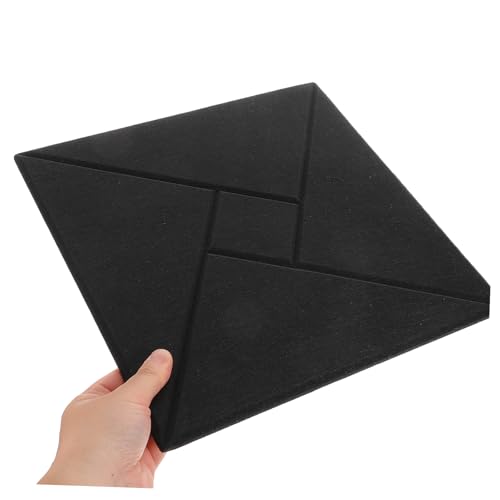 BESTonZON 6pcs paneles acústicos autoadhesivos para absorción de sonido para estudio en casa reducción de ruido acolchado de pared para mayor claridad de audio y para salas de grabación y dormitorios miniatura 7