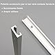 T Track Miter Track, 2 Stück T Slot Mitre Track, Aluminium T Tracks, T Tracks, Aluminiumlegierung T Track, T Track Schiene, T-Slot Mitre Track, T Schiene Gehrungen Nut