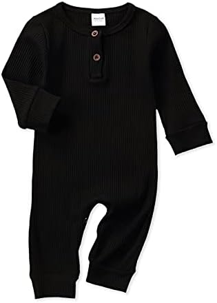 Newborn Baby Boy Girl One Piece Romper Jumpsuit Solid Ribbed Baby Boy Clothes Onesies Outfits
