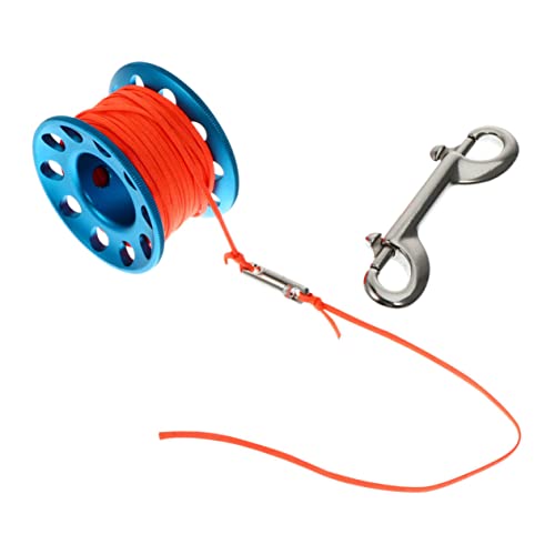 NAMOARLY Scuba Diving Diving Reel Spool Finger Spool for Snorkeling Diving Buoy Spool Reel Anti-Winder Pack