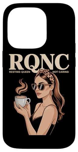 RQNC Resting Queen Not Caring ]T̏ R[q[ TOX X}zP[X iPhone 14 Pro p