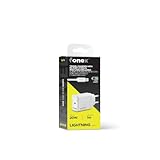  FONEX Caricatore 20W con Porta Typc-C (PD) e Cavo Type-C to Lightning  Bianco