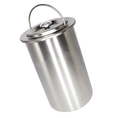 SOLUSTRE 1 Set Stainless Steel Meat Maker with Thermometer Household Pressure Cooking Tool for Burger and Sandwich Preparation Easy to Clean and Use