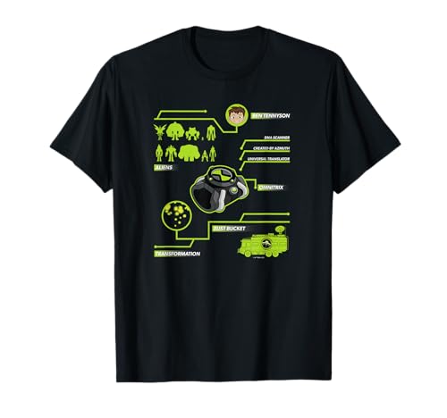 Ben 10 Omnitrix Schematics T-Shirt