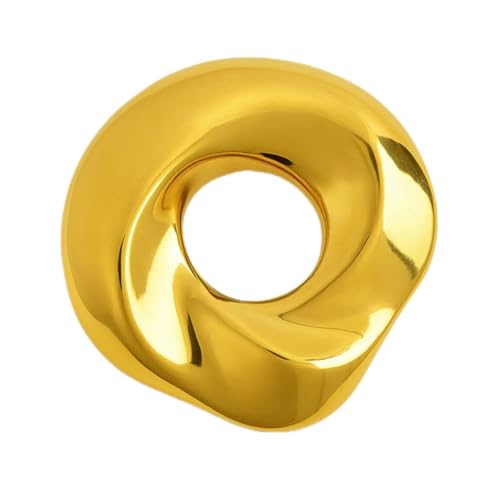 XIMEO Gold Brooches and Pins for Women – Twisted Round