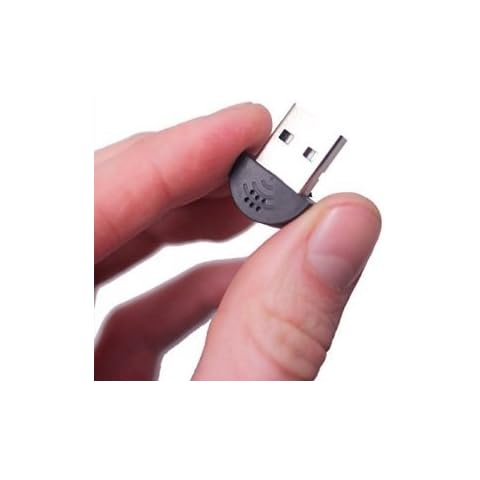 Youmi Mini USB 2.0 Microphone Mic for Laptop/Desktop PCS - Skype/Voice Recognition Software Driver-Free Audio Receiver Adapter for MSN PC Notebook Cover