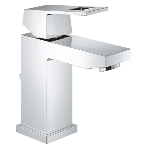 Grohe 2312700E Eurocube Robinet mitigeur monocommande lavabo Argent, Argent