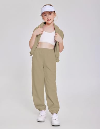 Image of Arshinet Girls 2 Piece Outfits Hoodie Sweatsuit Sets Oversized Sweatshirt and Baggy Fall Fashion Sweatpant with Pockets