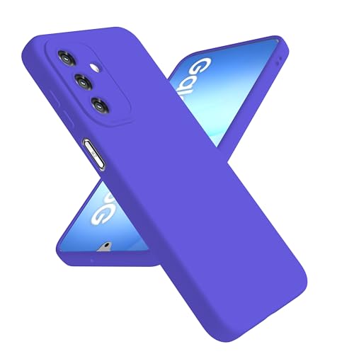 mwpvkx for Galaxy a17 5g Phone Case: Liquid Silicon Protective Military Grade Armor Heavy Duty Protection Phone Cases for Samsung Galaxy a17 (Purple)