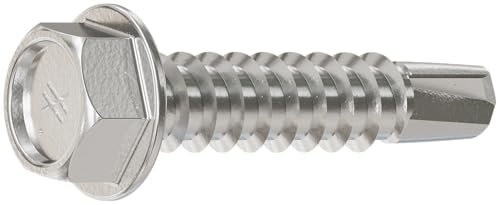 Tornillo autorroscante #12 x 1 pulg, 100 unidades miniatura 2