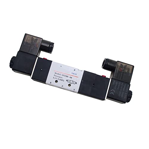 Vanne de commande pneumatique 4V230C-08 1/4 à haute précision 3 positions 5 ports - 3