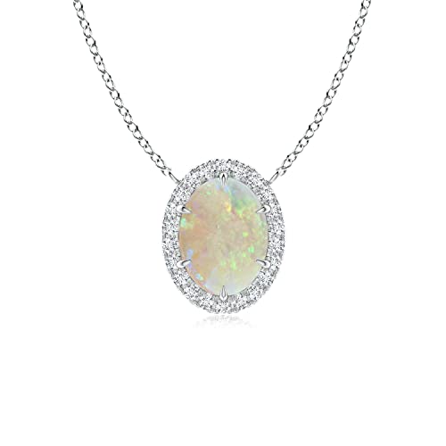 Angara Natural Opal Pendant for Women...