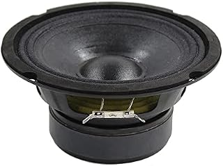 6 Inch Pure Subwoofer Woofer Speaker, 8 Ohm 80W Sound Speaker Bass Loudspeaker For Car Home Audio