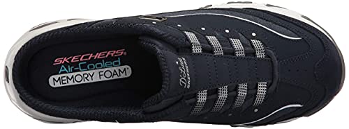 Skechers Women's Bright Sky, Navy/White, 9