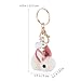3Pcs 2023 Year of the Rabbit Keychain Pendant Plush Bunny Figurine Keychain Zodiac Stuffed Rabbit Pendant Chinese New Year (Random Color)