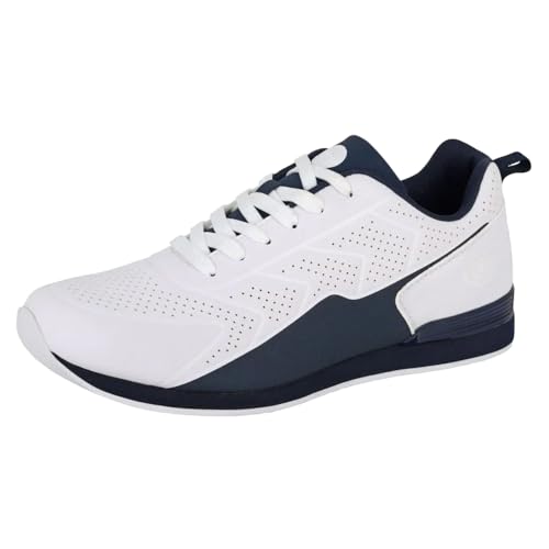 Dek T775GC-10 Mens Bowling Shoe White/Navy Size 10 - 2