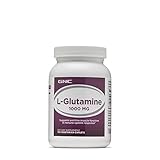 GNC L-Glutamine 1000mg, 100 Caplets, Supports Positive Muscle Function and Immune System Response