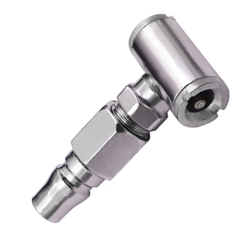 Nawwgy Double End Air Chucks,Iron Air Chucks,Closed Flows Brass Air Chucks for Tires Compressor Pumps Accessories Tire Pump