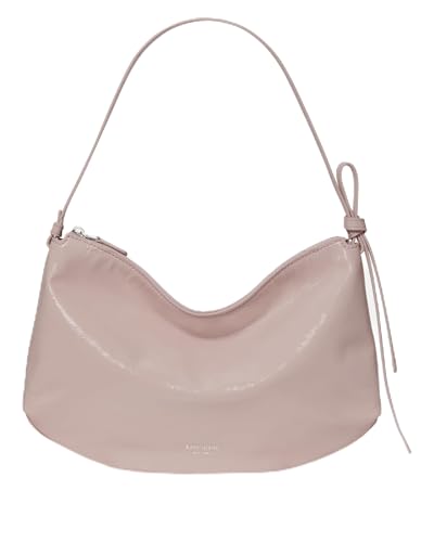 ケイト・スペード ニューヨーク レディース ループ ペブルド レザー ラージ ショルダーバッグ, クリンクルモーニングビーチ。, One Size, ループクリンクルエナメルレザーラージショルダーバッグ